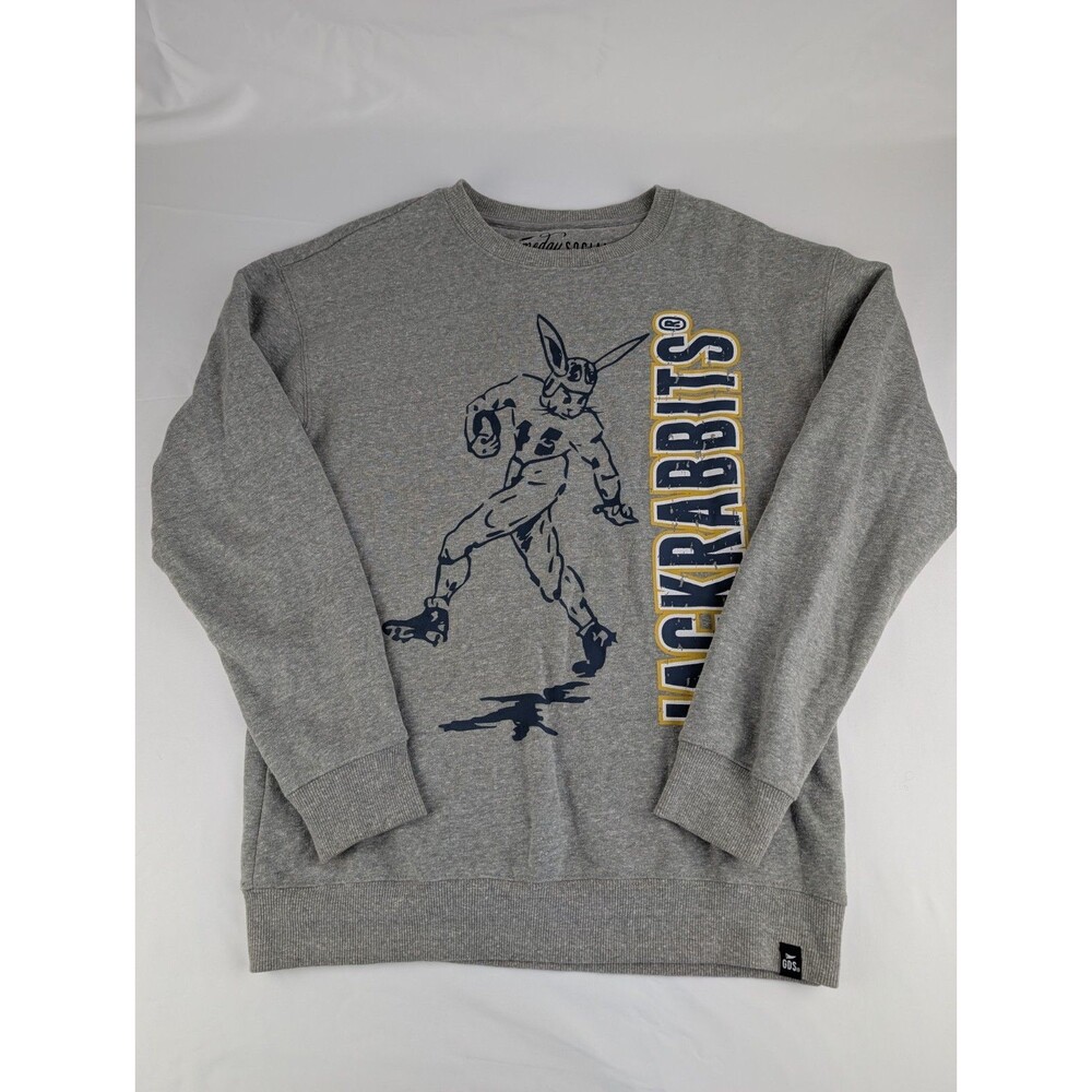 Men's S South Dakota State Jackrabbits SDSU Sweater 1881 Gameday Small Gray